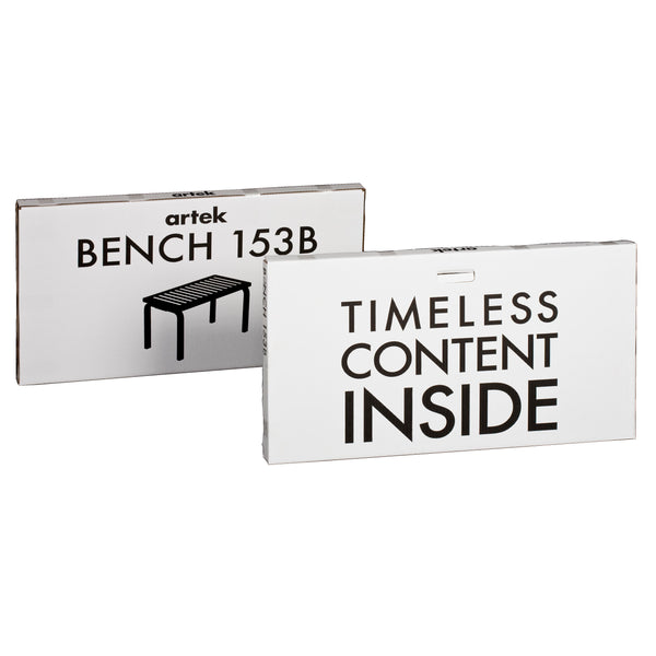 ベンチ 153B ブラック ラッカー ソリッド トップ – Artek Tokyo Store