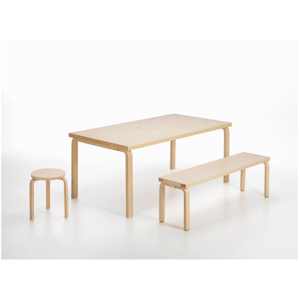 ベンチ 168B ナチュラル ラッカー ソリッド トップ – Artek Tokyo Store