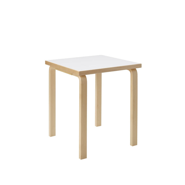 テーブル 80C（60 x 60）ホワイト ラミネート – Artek Tokyo Store