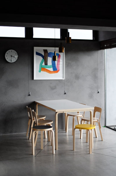 チェア 65 ホワイト ラミネート – Artek Tokyo Store