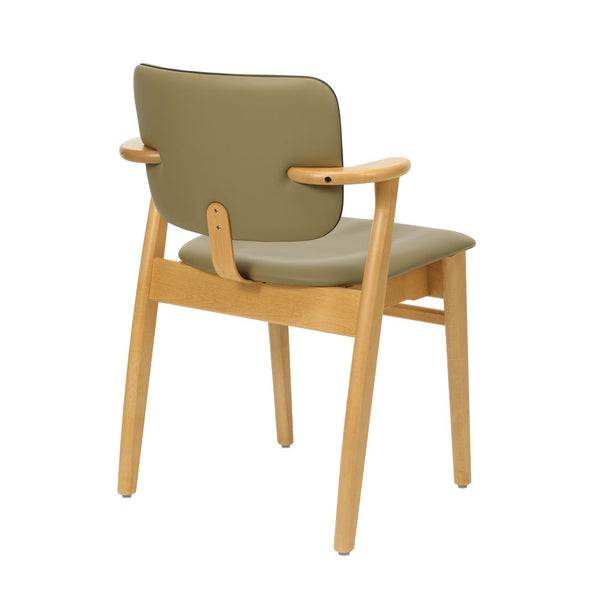 artek ドムスチェア　ハニーステイン ドムス チェア バーチ ハニー ステイン 背座 リーフ レザー – Artek