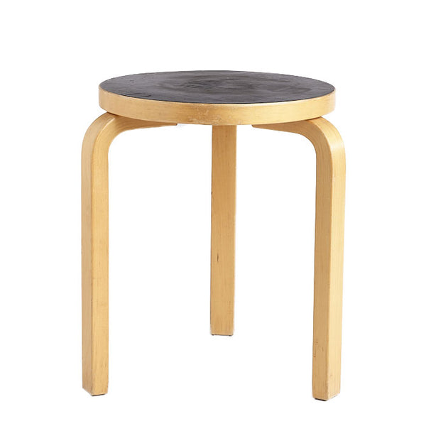 2nd Cycle スツール 60 ブラックリノリウム – Artek Tokyo Store