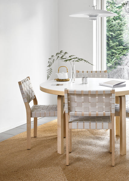 テーブル 90A（d. 100）ホワイト ラミネート – Artek Tokyo Store