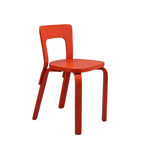2nd Cycle チェア 66 レッド リノリウム – Artek Tokyo Store