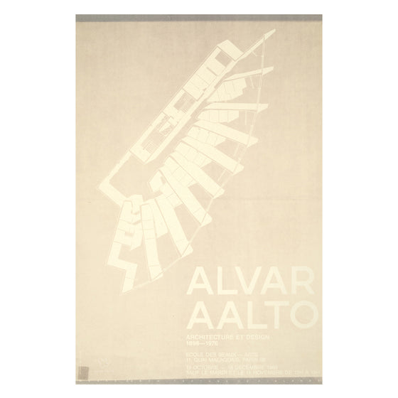 貴重 Mats Gustafson Artek ポスター Alvar Aalto