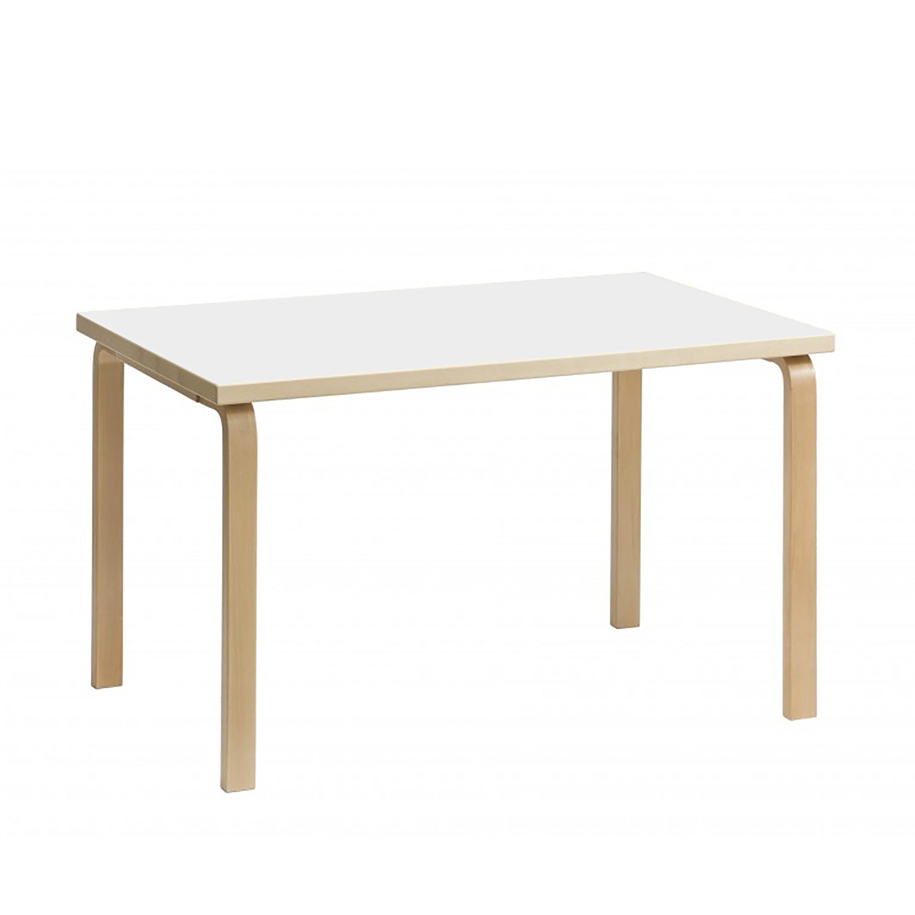 81C テーブル（75×75cm）ホワイト ラミネート［ アルテック
